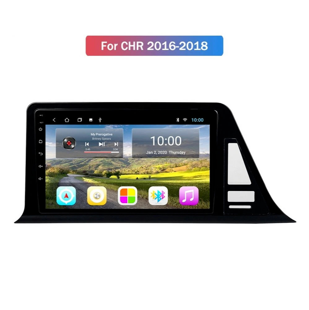 

Android 10.0 Car Multimedia Player for Toyota C-HR 2016- Car Radio Stereo IPS Screen With Wifi 4G AHD DSP Mirror Link CARPLAY