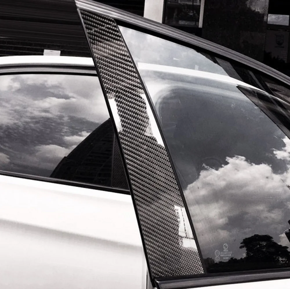 3 м 5D автомобильный порог Противоударная полоса углеродное волокно текстурная