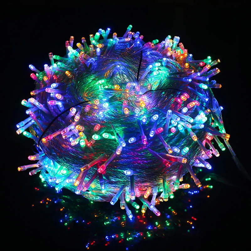 Новый Рождественский светодиодный светильник s наружный 100 м 50 30 20 10 AC110V 220 В