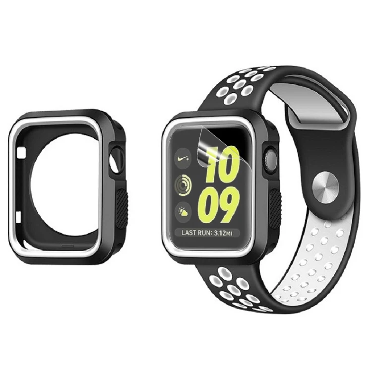Стильный защитный чехол-накладка для iWatch 3 2 1 38 мм 42 мм аксессуары для протектора экрана ремешок для Apple Watch 4 5 40 мм 44 мм