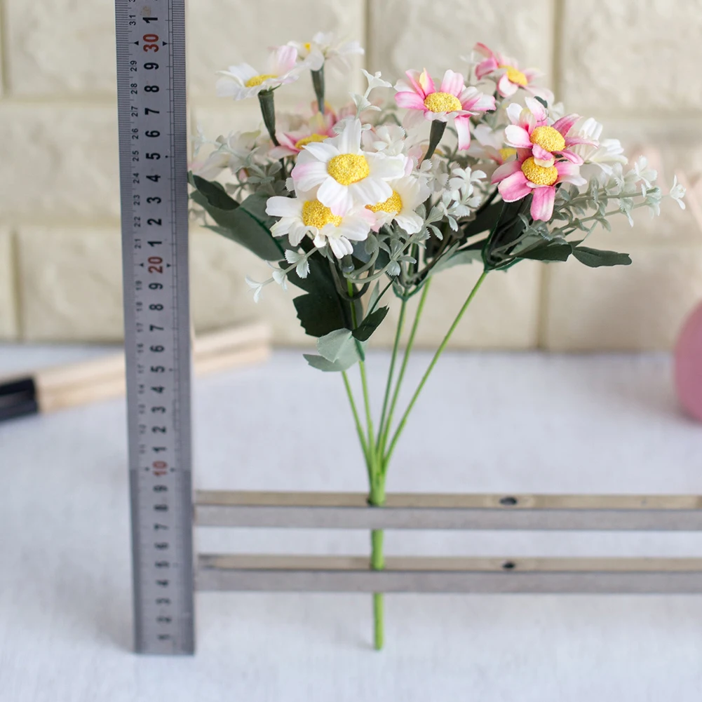 1 букет Искусственный Кореопсис пластиковый поддельный цветок космоса украшение