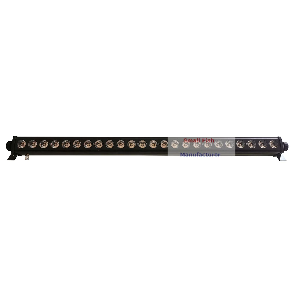 6 шт./лот 24X4W LED RGBW 4в1 настенный светильник DMX светодиодная полоса линия бар для