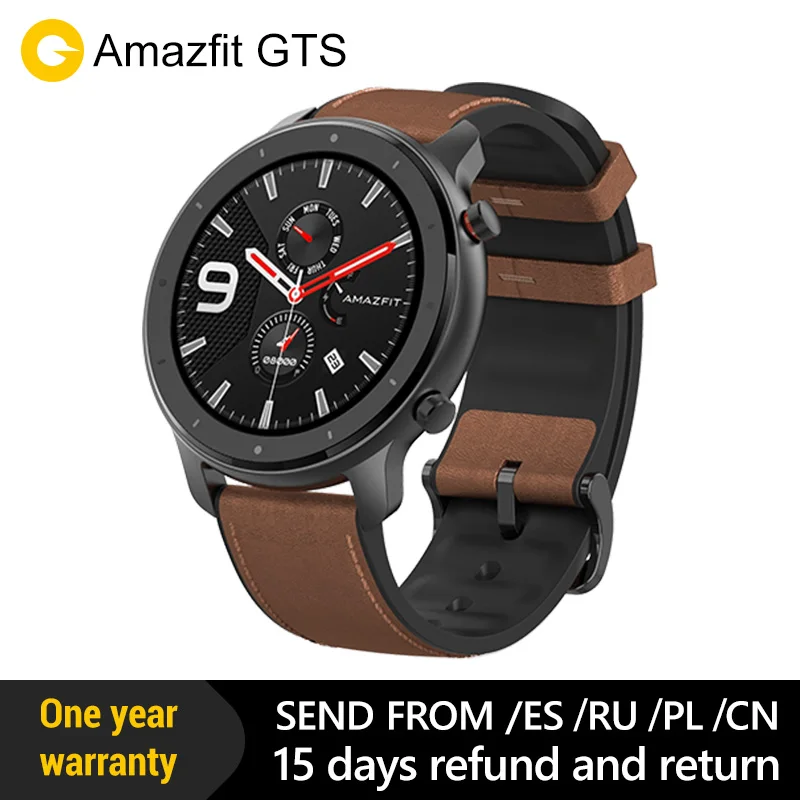 Глобальная версия Amazfit GTR 47 мм 42 мм Смарт часы Redmi AirdotsGPS 5ATM водонепроницаемый 24 дня батарея Bluetooth музыка