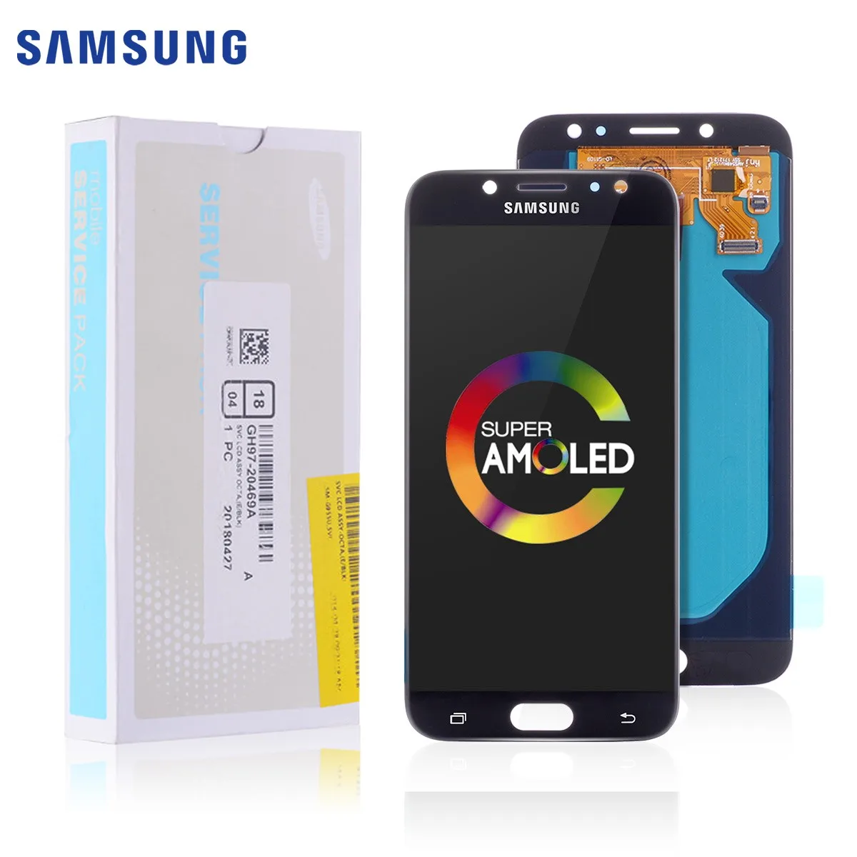 Galaxy j7 2017 Module Digitizer LCD Screen For Samsung j730 Lcd Replace On AMOLED Original Display F |