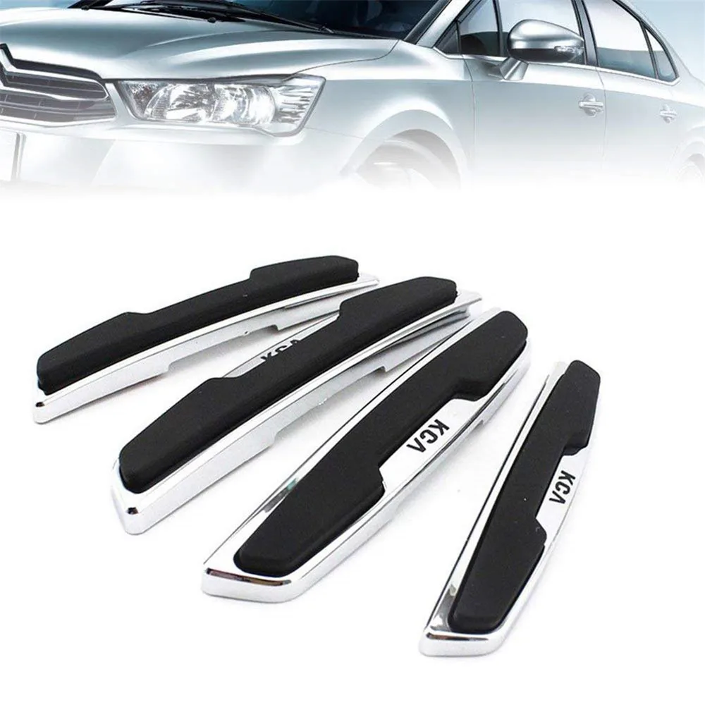 

4Pcs Car Door Edge Protection Strips Sticker with Strong Adhesive, Front and Rear Car Door Bumper Guard Protector For Peugeot