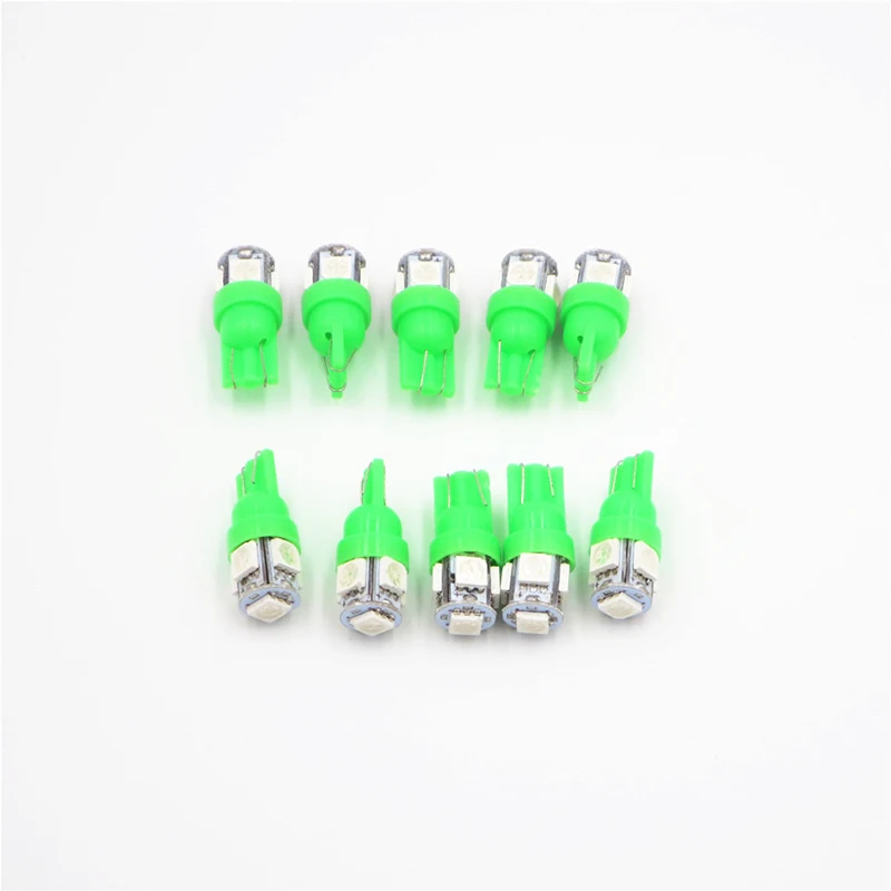 10X T10 5050 SMD 5 СВЕТОДИОДНАЯ автомобильная лампа с клиновидным хвостом розовая