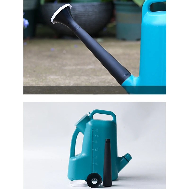 

5L Garden Watering Can Green Wash Watering Cans, 3-In-1 Watering Can with Sprinkler Head for Outdoor Plant Watering