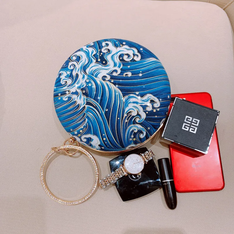 

Angelatracy 2021 New Arrival Chinese Style Cheongsam Vintage Classical Hanfu Circular Evening Crossbody Bag Day Clutch Hand Bags