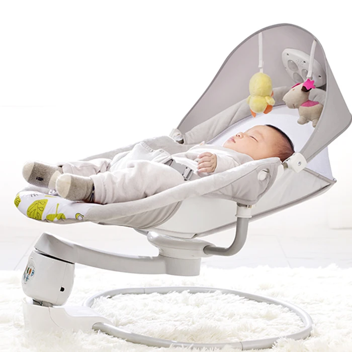 

Многофункциональные Музыкальные электрические качели в подарок для новорожденных, удобное американское детское кресло-качели BB, кресло-ка...