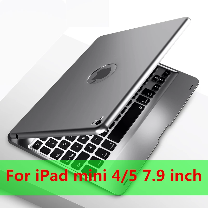 F1-sliver Откидная клавиатура для Apple iPad mini 5 7,9 чехол Bluetooth клавиатура чехол для iPad 9,7 Air 2 9,7 чехол клавиатура - Цвет: F1-sliver