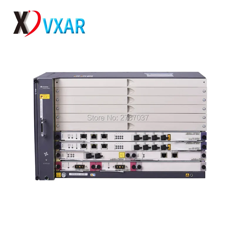 Huawei original  MA5683T OLT in Fiber Optic Equipment with SCUN*2 GICF*2 PRTE*2