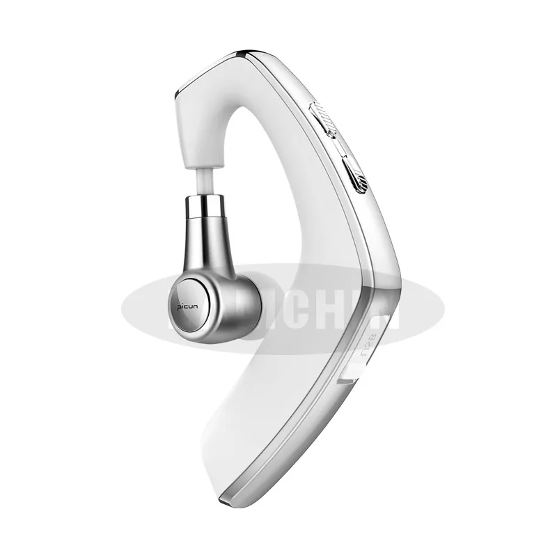 Новейшие деловые Bluetooth наушники с микрофоном, беспроводные наушники, bluetooth-гарнитура для вождения автомобиля - Цвет: White