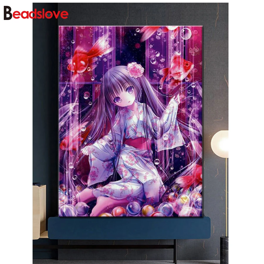 

Diy 5d искусство аниме вышивка стразами девушка полная круглая квадратная вышивка крестиком алмазная живопись мультяшный Эльф 3d картина Наст...