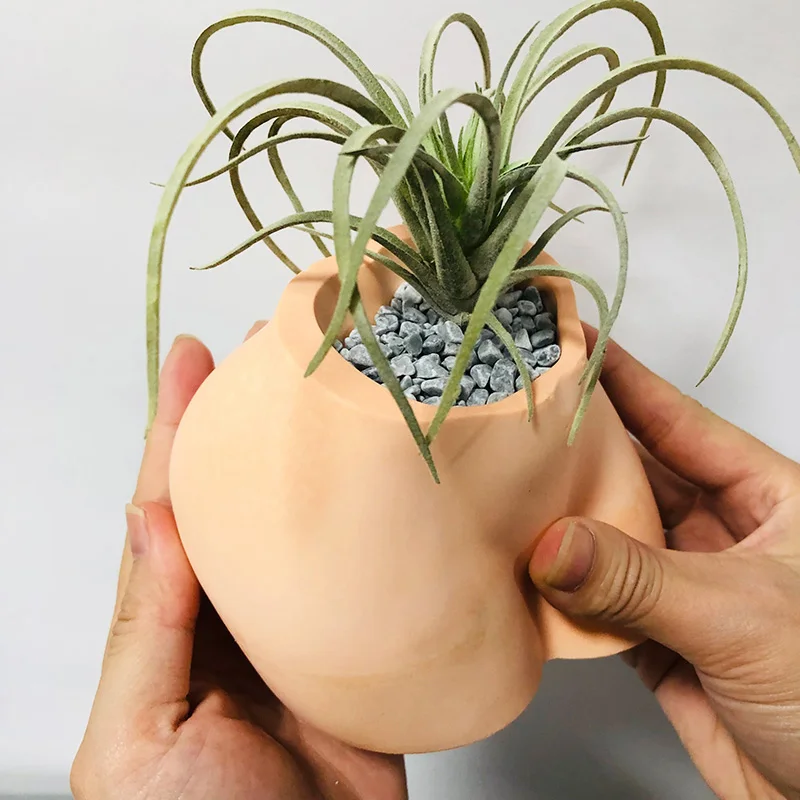 Художественная форма для вазы бетонная украшения дома силиконовая тела цемента