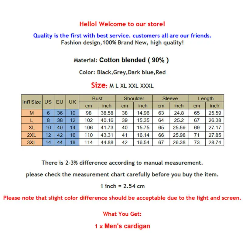 

Newest trendy solid casual Men Knitted V Neck Knitwear Long Sleeve Coat Outwear Cardigan Jacket Pullover Sweater Top Button