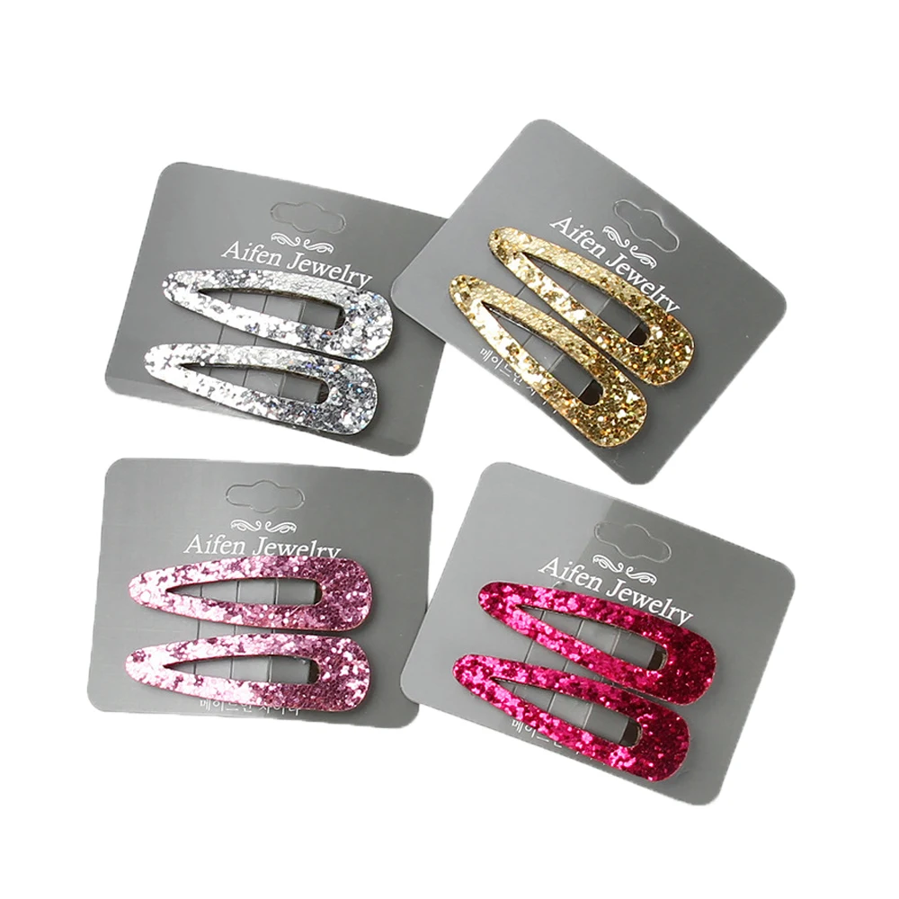 2 шт./компл. японские девушки BB заколки для волос блестящие шпильки с блестками