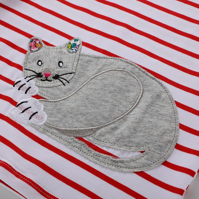 Распродажа, футболка для девочек детская футболка Roupa Menina, топы для девочек, Koszulka, с изображением животных, Camiseta, одежда принцессы футболка, Fille