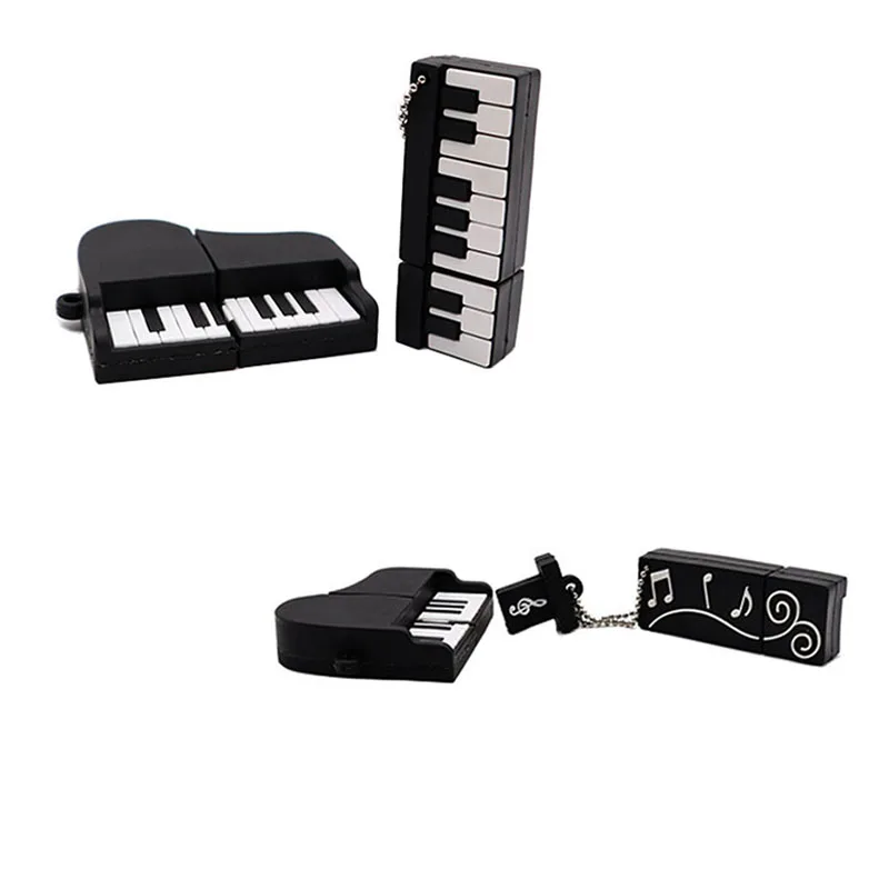 usb флешка 64 Гб карта памяти Флешка 128 ГБ 32 гб мультяшное пианино/органная ручка