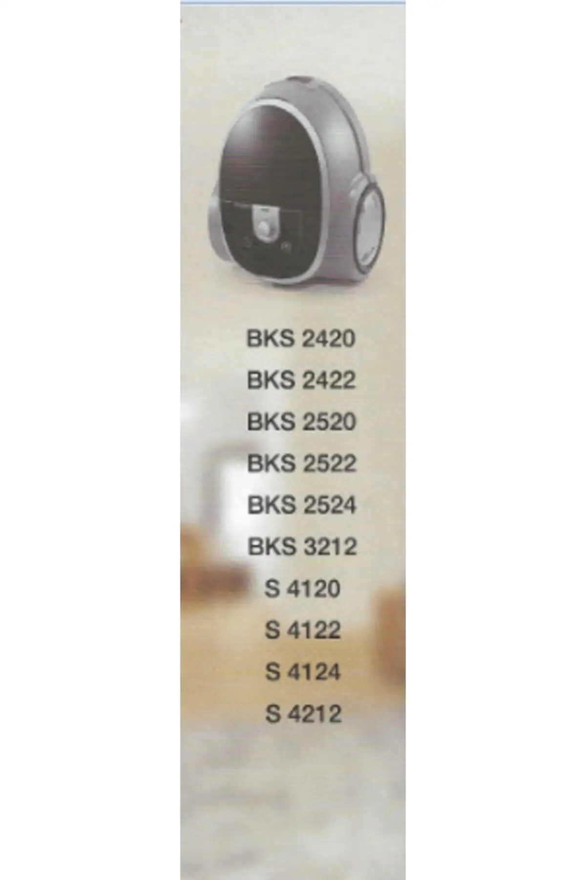 

MHK Parts Backhoe Grundg S 4120 4122 4124 4212 Vacuum Cleaner Dust Bag