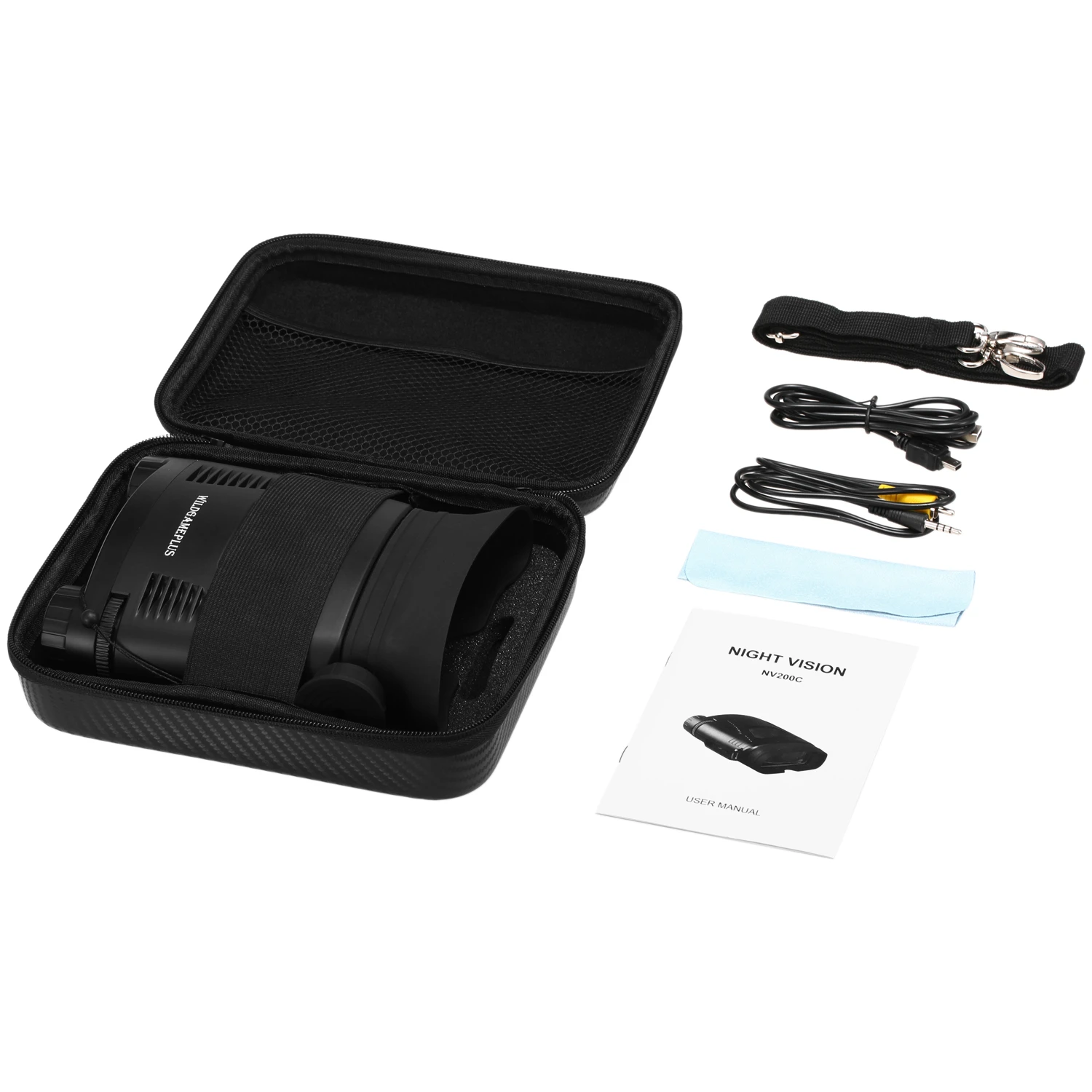 Бинокль ночного видения IP65 водонепроницаемый ночное видение 2x цифровой зум ИК