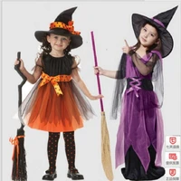 elf kids christmas carnival costumes witch dress for kids girls costume childrens cosplay party costumes girls witch elf dress