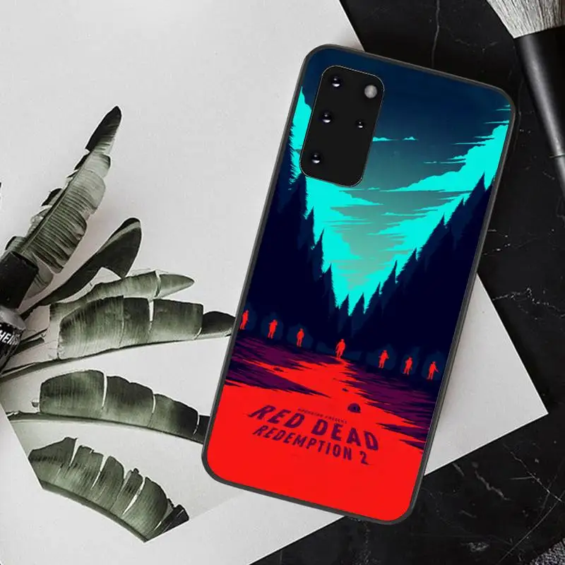 HPCHCJHM Red Dead Redemption 2 новое поступление черный чехол для мобильного телефона Samsung S20