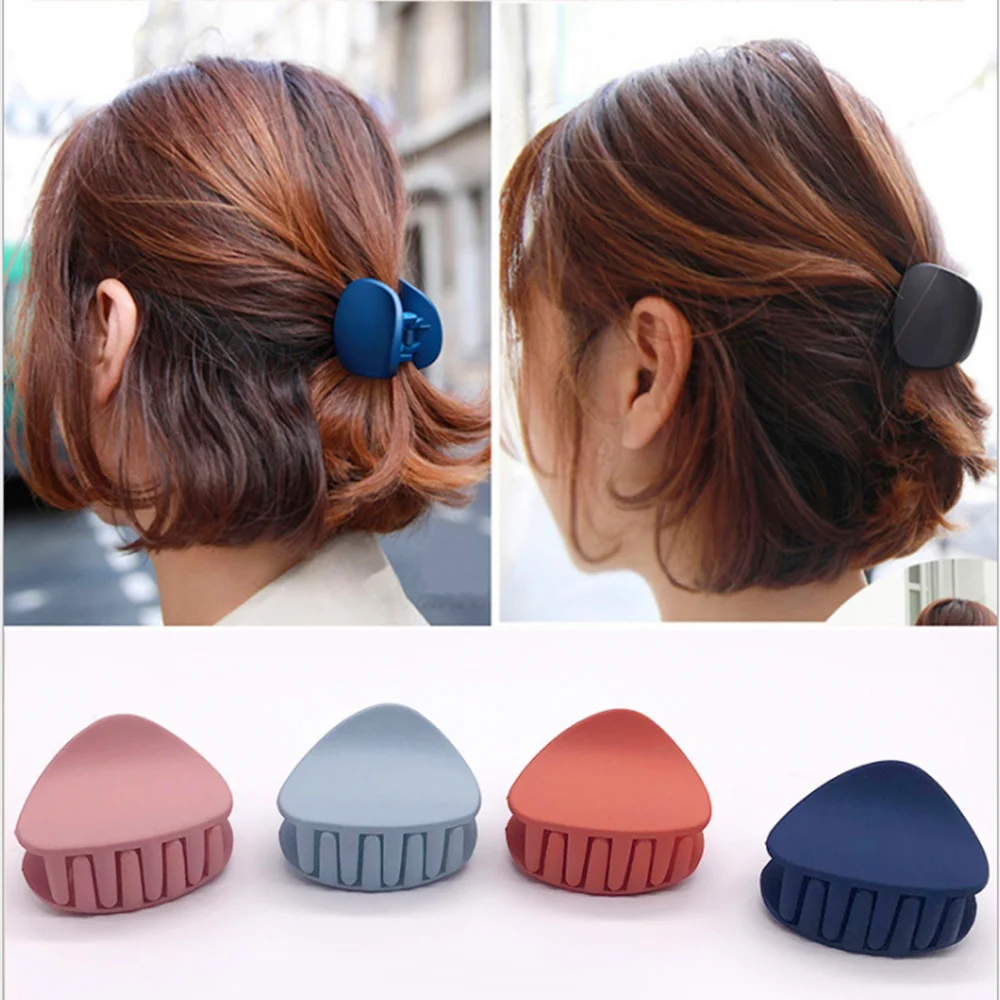 Модный однотонный Краб для волос девочек и женщин краб в стиле ретро квадратный