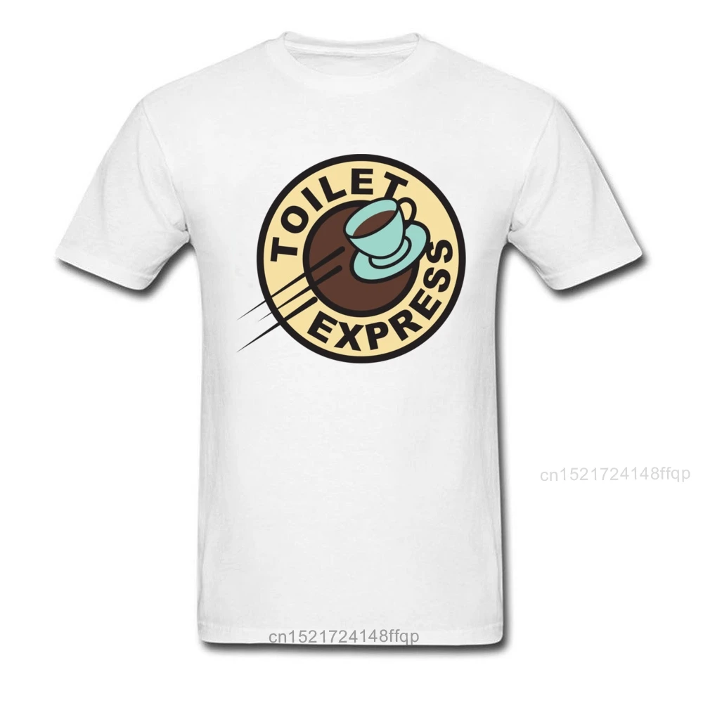 Футболка унитаз экспресс мужская одежда с мультяшным принтом хлопковая футболка