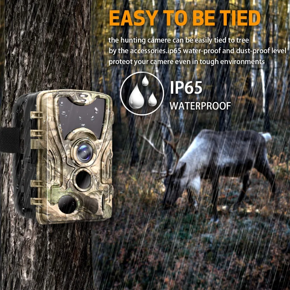 Беспроводная охотничья камера Trail camera s HC801A 16MP 1080P фото ловушка ночного видения дикой природы камеры слежения