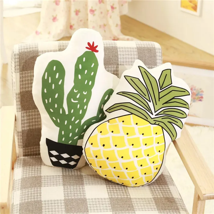 Новинка ананас кактус плюшевая подушка скандинавский Декор для дома