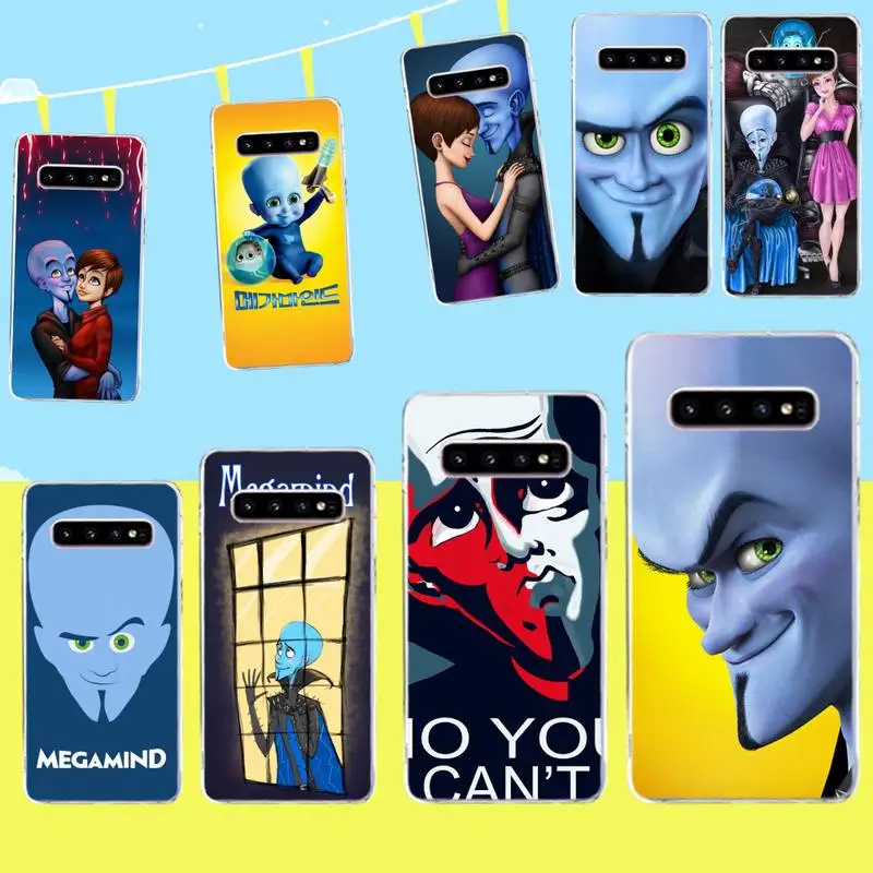 Мягкий черный чехол для телефона CUTEWANAN Animation Movie Megamind Samsung S9 plus S5 S6 S7 edge S8 S10 |
