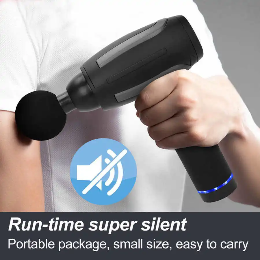 

1pcs Muscle Massager Adjustable Gears Body Muscle Soreness Relief Massager 6 Gears Touches Screen Control LED Display