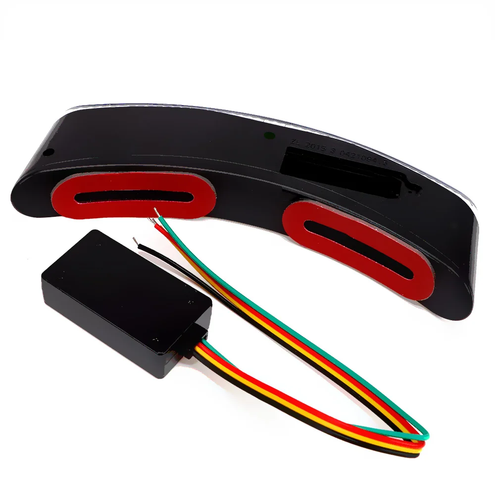 ITimo Motorcycle Accessories Warning Light Brake and Turn Signal 8 LED 2.4G Wireless Helmet Lamp |