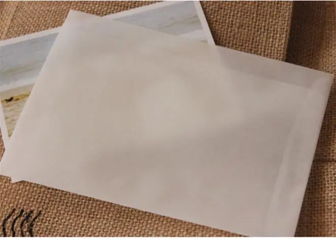 10 шт./лот новые корейские винтажные пустые полупрозрачные бархатные конверты DIY