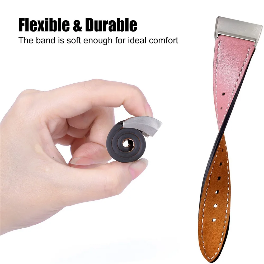 Сменный кожаный ремешок для Fitbit Charge 4 ремешки сменные спортивные фитнес-ремешки с