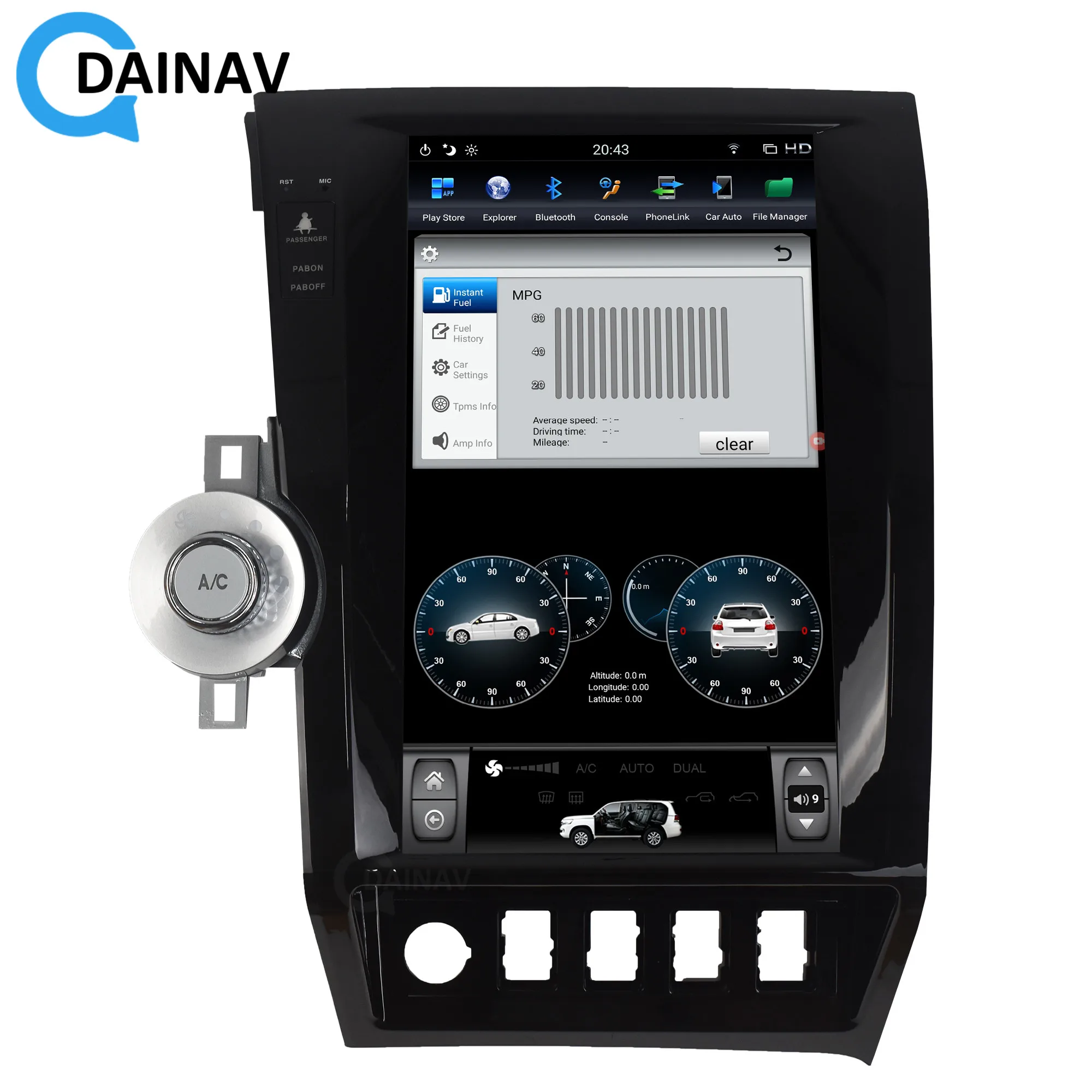 Автомобильный радиоприемник экран 13 6 дюйма 2DIN android мультимедийный плеер для TOYOTA