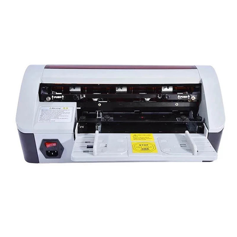 

Electric Paper Trimmer Desktop Semi-Automatic Business Name Card Cutter Cutting Machine AC 220V/50HZ SSB-001 90x54mm