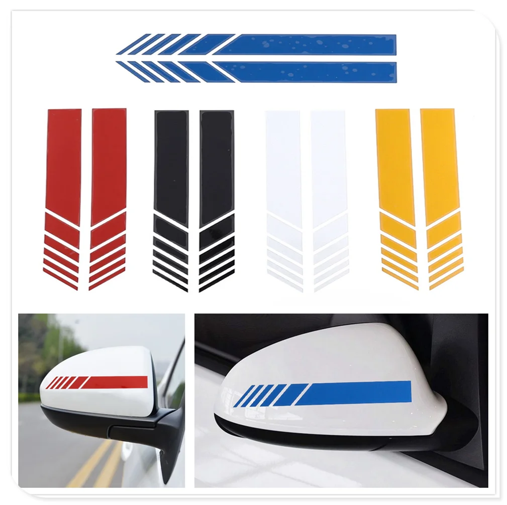 2 шт. стикер для автомобильного зеркала заднего вида боковые наклейки BMW Все серии