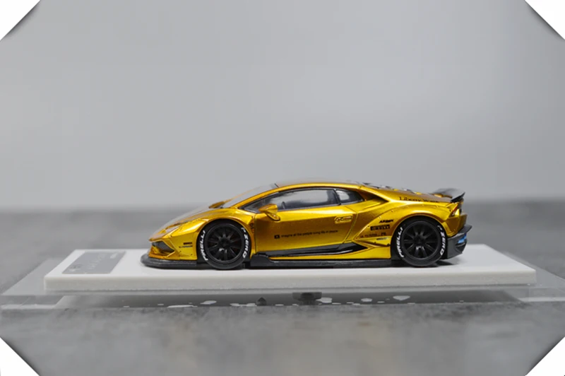 Смола Золото 1: 64 весы LP610 LB Refit модель автомобиля статическое состояние автомобиля изысканное моделирование мужской подарок коллекционная