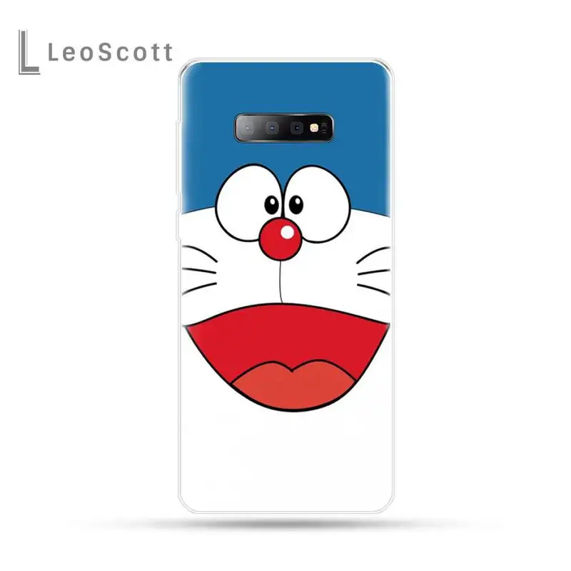 

Anime Cute Cartoon Doraemon Phone Case For Samsung Galaxy S5 S7 S8 S9 S10 S10e S20 edge plus lite