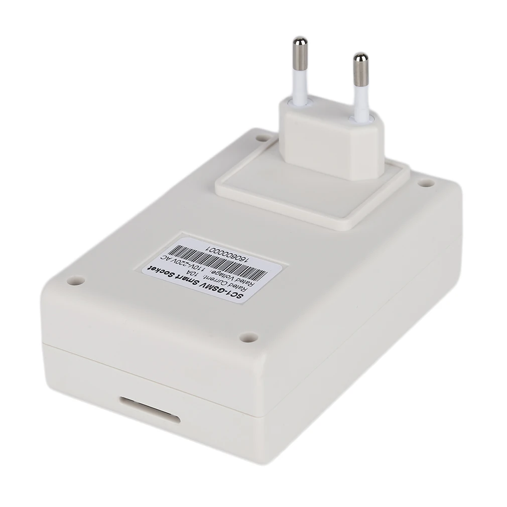 

Professional 220V Phone RC Remote Wireless Control Smart Switch GSM Socket Power Plug for Home Household Appliance