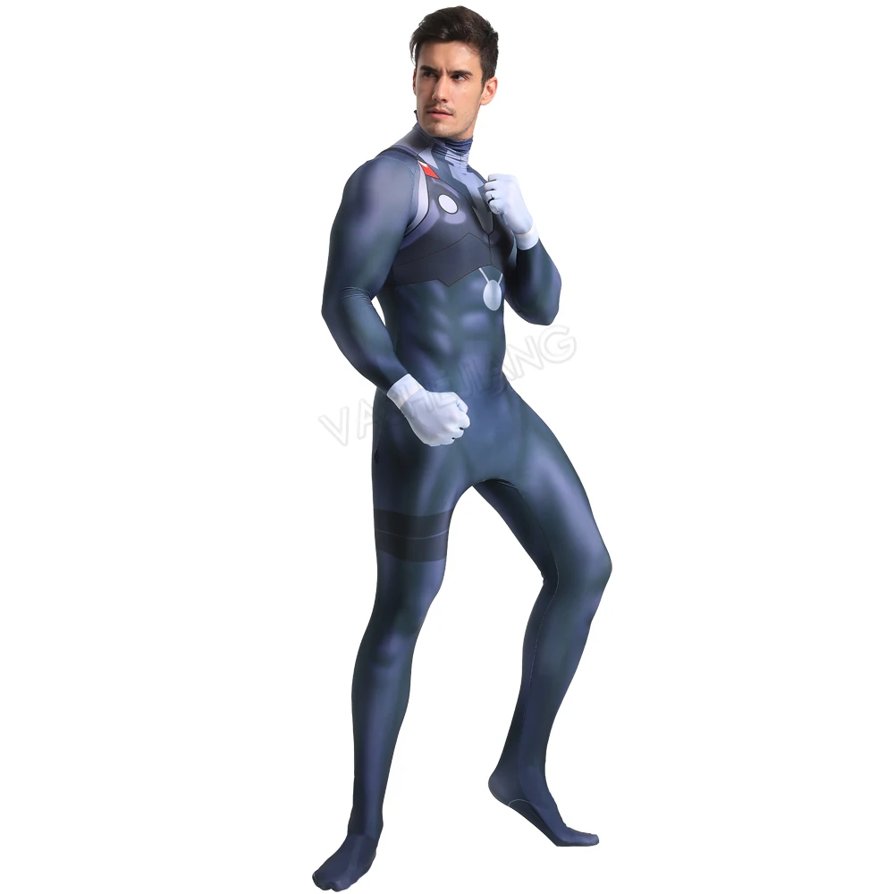 Японское аниме Darling In The Franxx Zero Two HIRO костюмы для косплея Fullybody 3D печать Zentai комбинезон для детей для женщин и мужчин