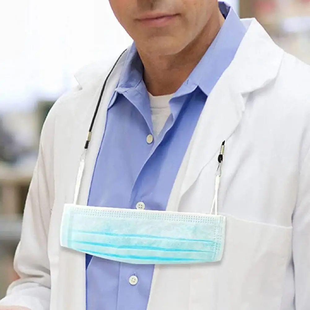 

10Pcs/Set Popular Strap Chain Clip Ear Saver Lanyard Face Cover Lanyard Universal Burr Free