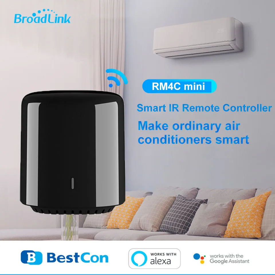 Оригинальный Broadlink Bestcon умный дом RM4C Мини WiFi + IR 4G пульт дистанционного управления