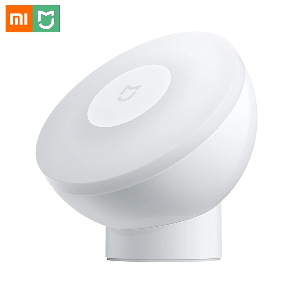 Светодиодный индукционный ночник Xiaomi 2 совместимый с Bluetooth вращение на 360