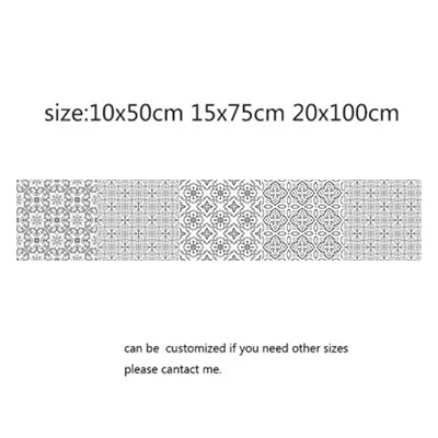 Серый Геометрический стиль DIY мозаика настенная плитка наклейки линия талии