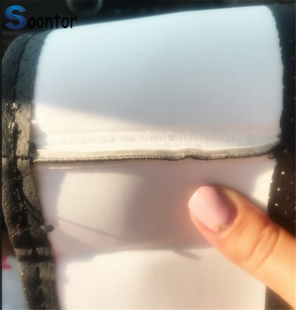 Автомобильные аксессуары из мягкого волокна с кожаным поворотом оплетенный DIY