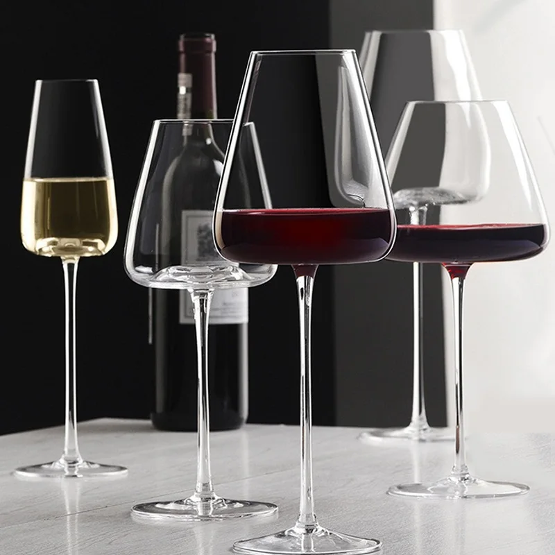 Стеклянный бокал для красного вина шампанского Бордо бордового цвета 2 шт. 700 мл/900