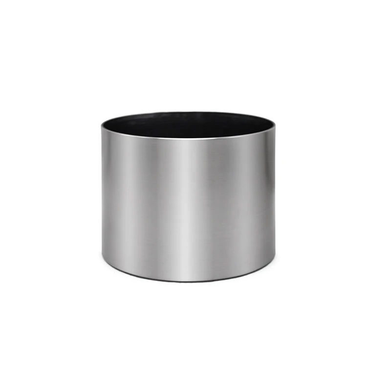Silver L 20 x 15cm Креативный металлический цветочный горшок садовый горшок суккуленты ваза железная подставка для цветов украшение дома горячая распродажа - Цвет: Silver L 20 x 15cm