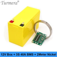 turmera 12v battery box li ion battery storage case 3x7 bracket for 12v 24v uninterrupted power supply and e bike battery use